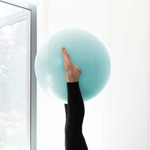 Kit de Yoga y Pilates AZUL 5 accesorios con esterilla, bloque, bola, rueda correa