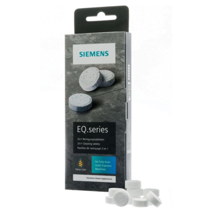 Détartrant SIEMENS Pastilles de nettoyage 2 en 1