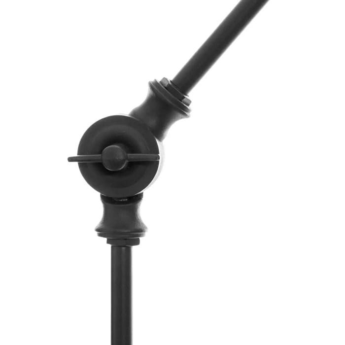 Lampe "Basalt" noire - métal H55 cm