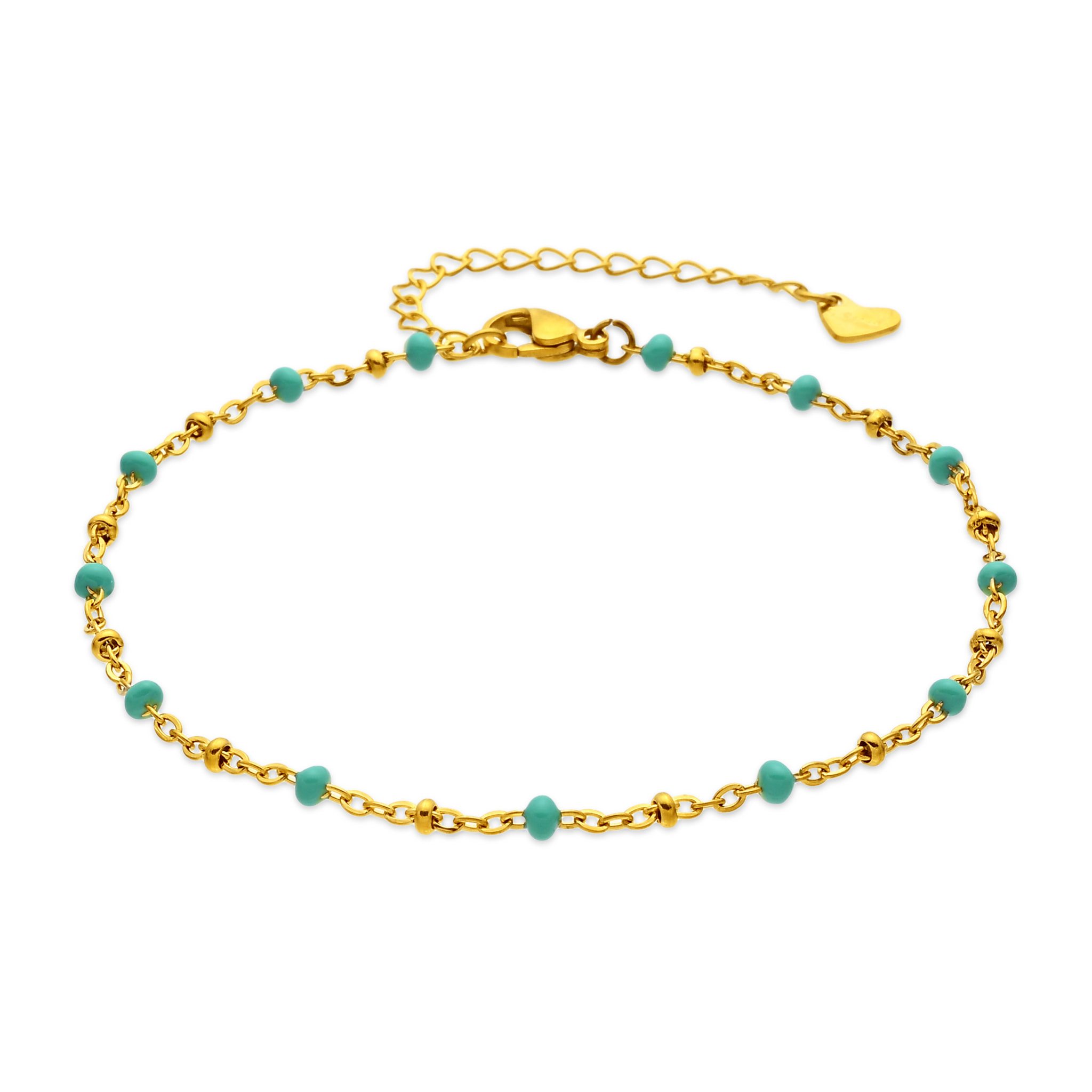 Tobillera Basor acabado oro amarillo 18k