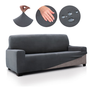 Funda de sofá TERCIOPELO ANTI MANCHAS Multi elástica modelo VERONICA