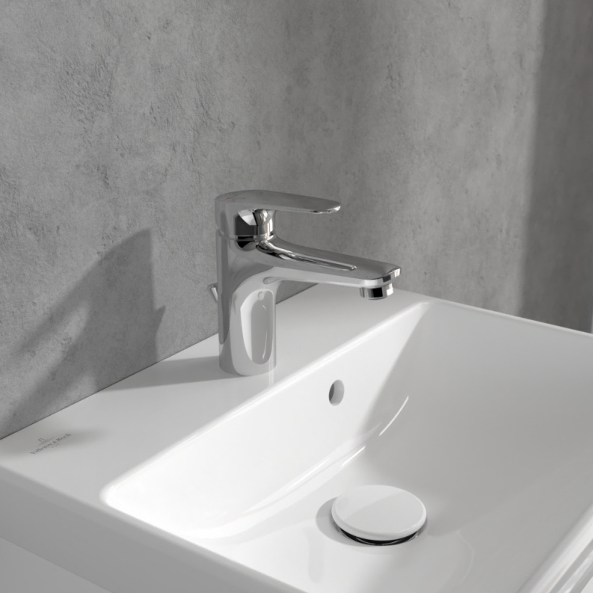 Mitigeur lavabo O.novo Start avec tirette chrome