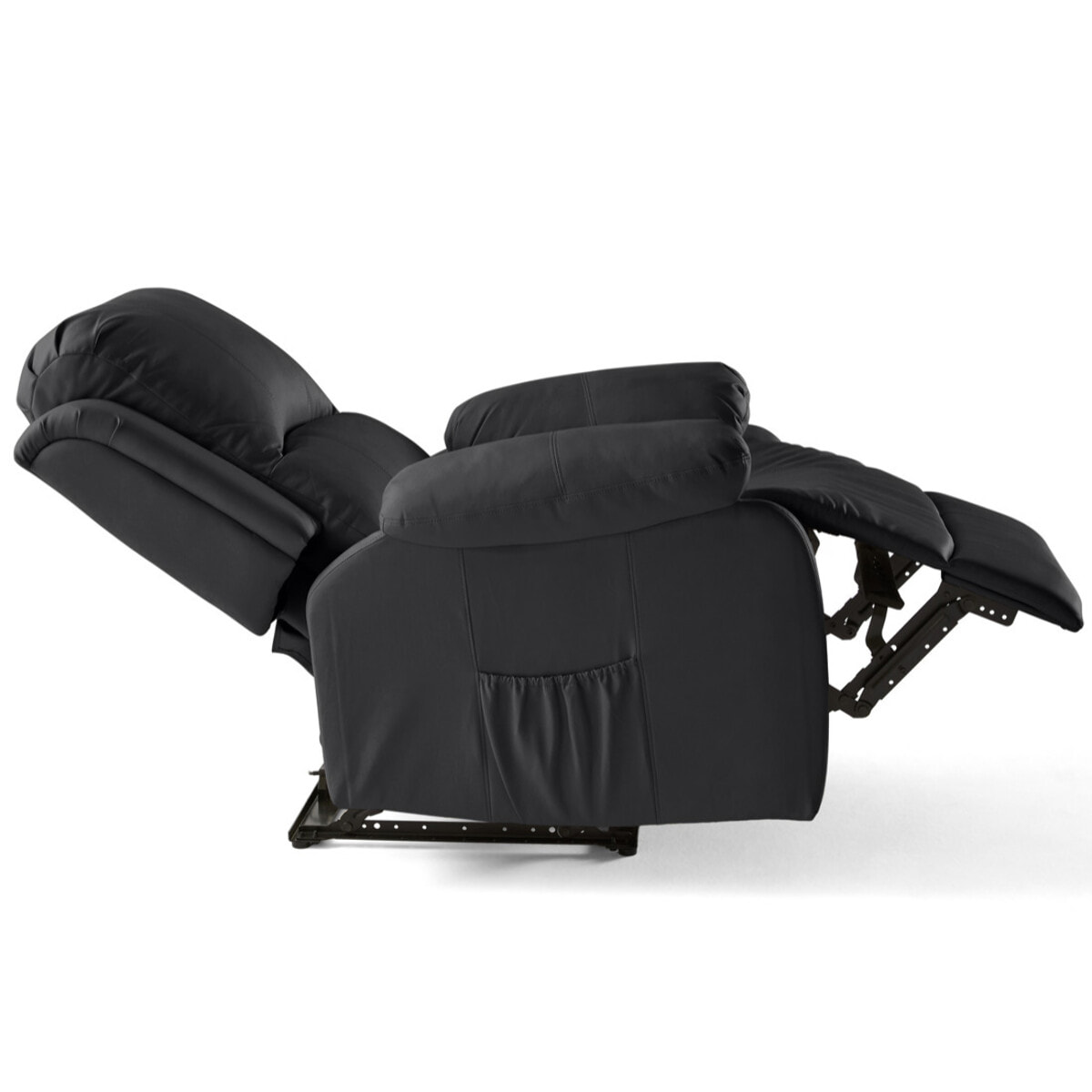 Armand - fauteuil relax électrique en simili - Noir