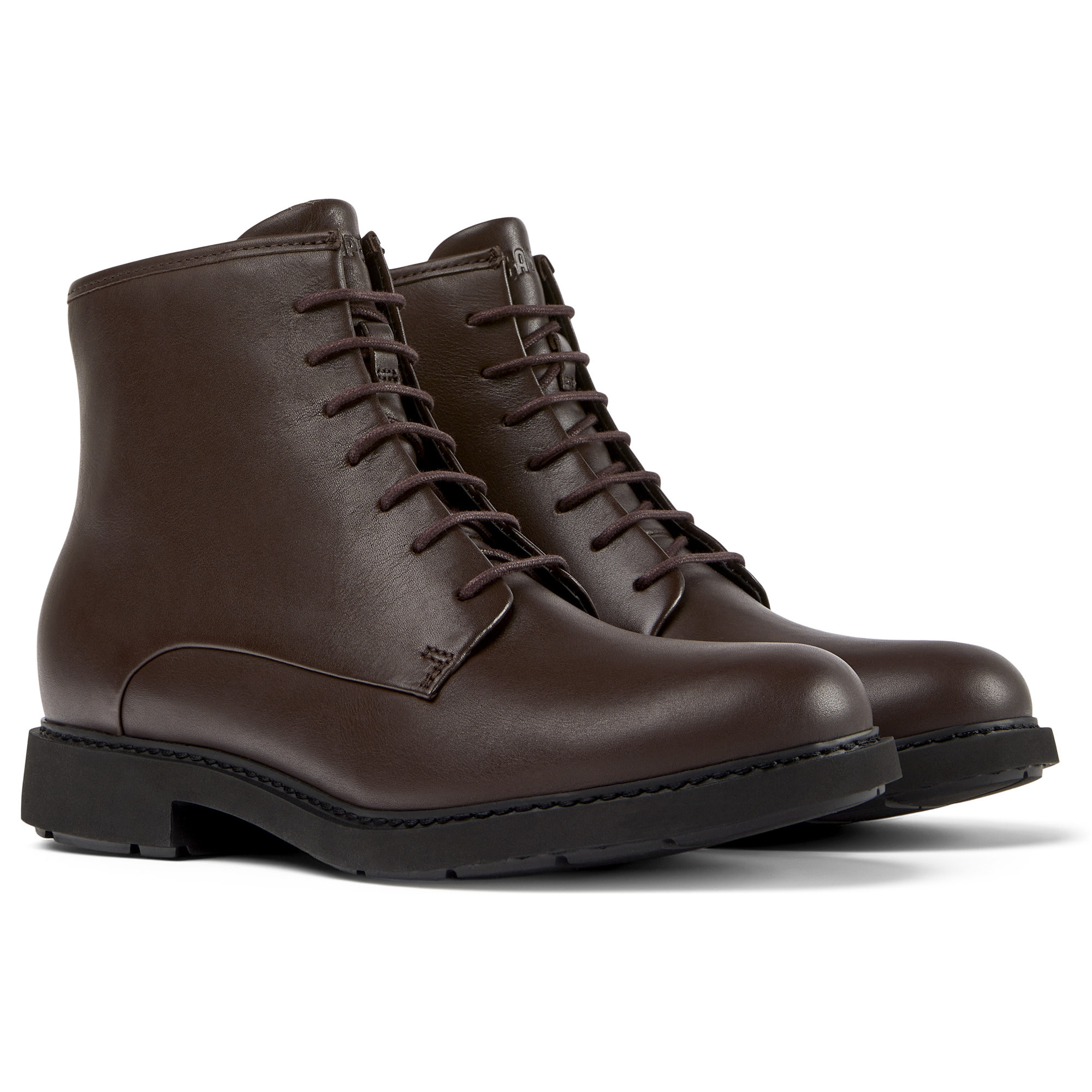 Botines - CAMPER Neuman - Marron - Cuero liso