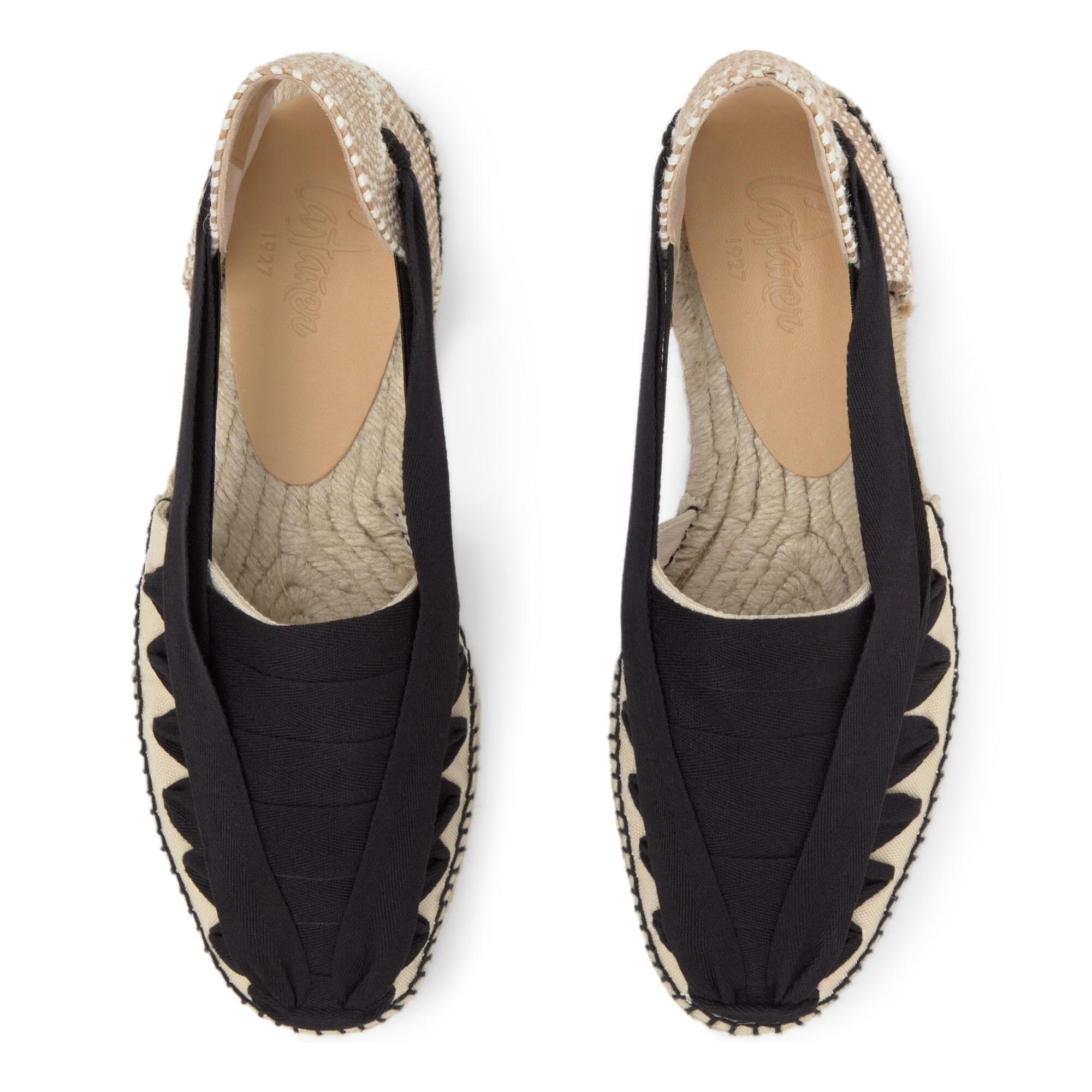 Alpargata plana embetada Norman en algodón orgánico