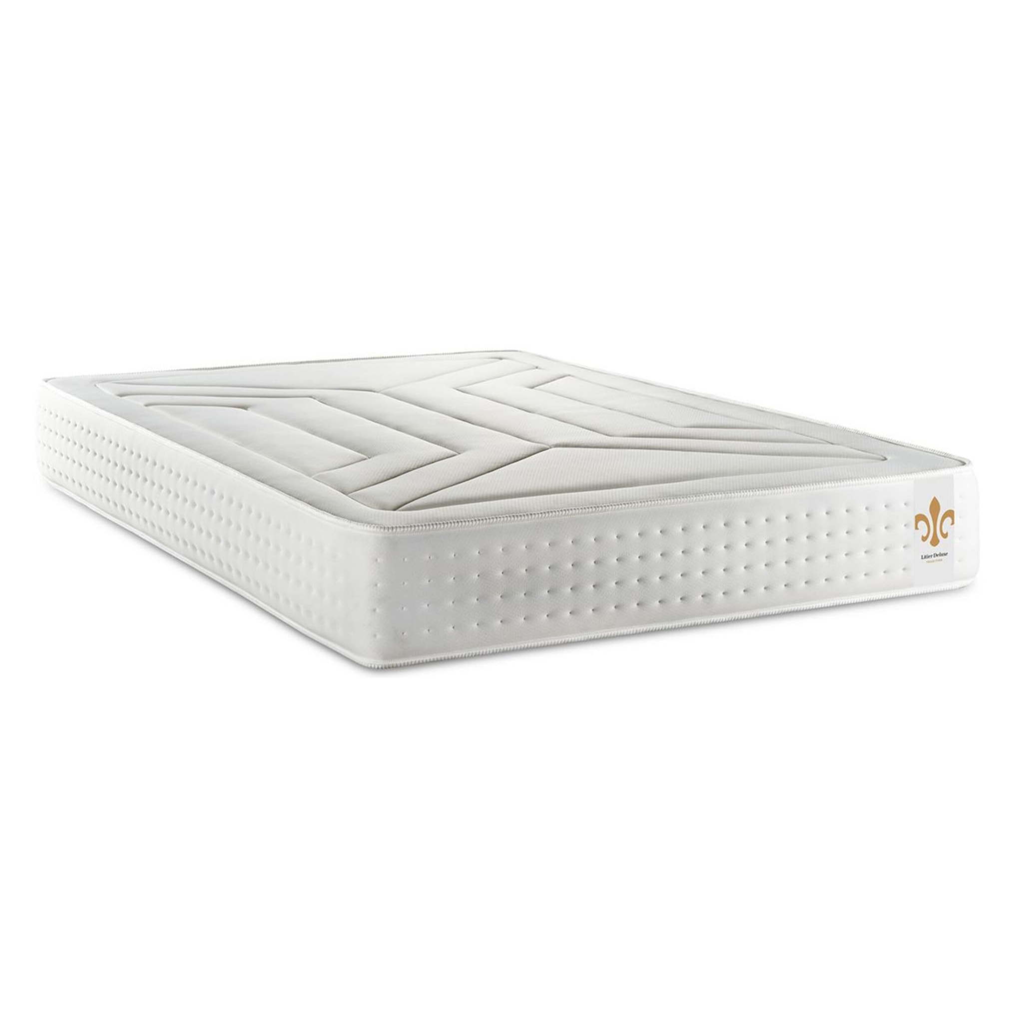 Matelas Vingt-Quatre - 24cm - Ressorts ensachés et mémoire de forme - Tensions allégées - Soutien Ferme