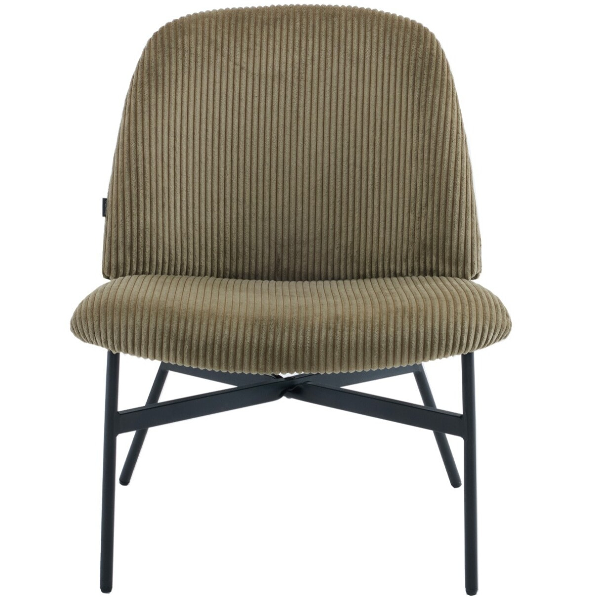 Fauteuil en velours côtelé - PETRA