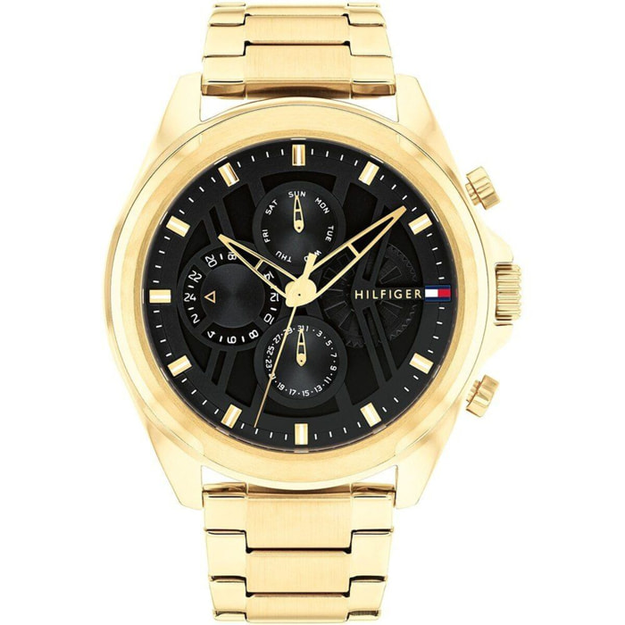 Reloj Tommy Hilfiger 1710658 Hombre Analogico Cuarzo con Correa de Acero inoxidable dorado
