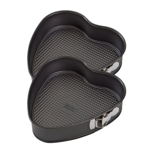 Lot de 2 moules à gâteaux 27/25 cm en acier Spécial créative Spécial créative Zenker  Spécial créative