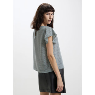 Blusa fantasia geometrica