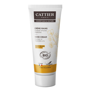 Crème Mains Sèches - Argile Blanche & Huiles Végétales 75 ml