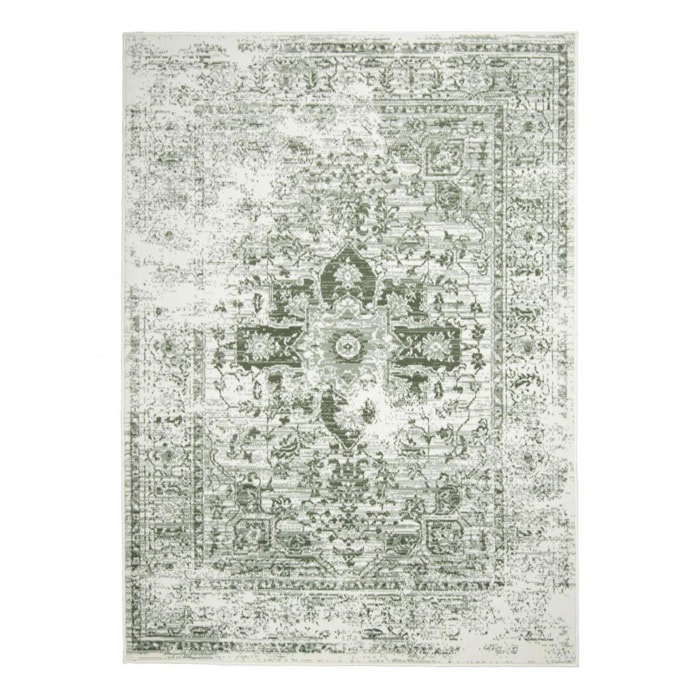 Tapis salon motif oriental vintage, ornements délicats, FARO