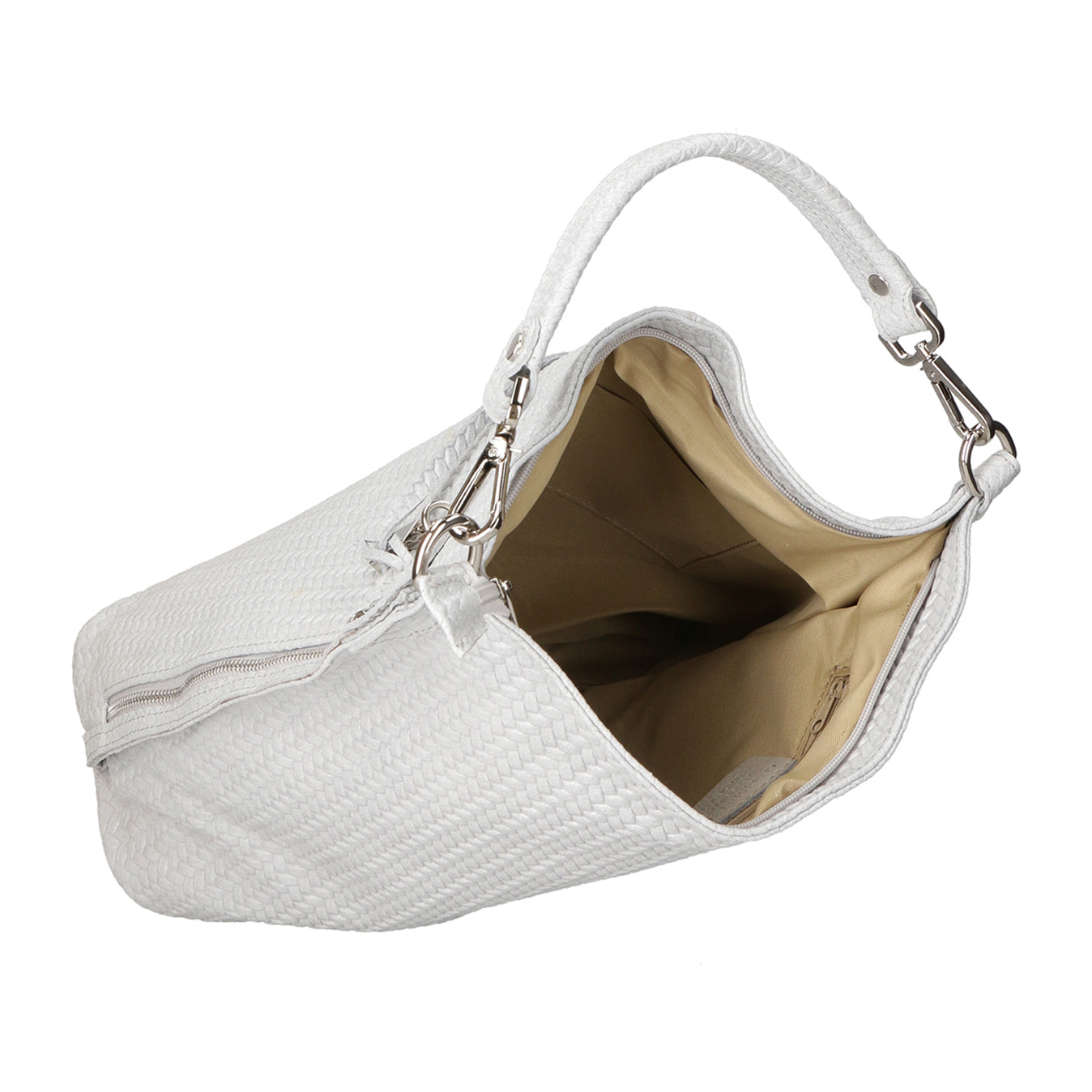 Borsa a spalla da Donna Elga in Vera Pelle Made in Italy 35x45x15 cm