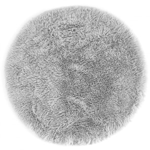 Tapis shaggy tissé motif uni DEJU