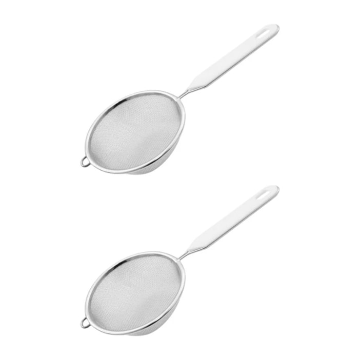 Ensemble de 2 Petites Passoires tamis 10 cm de diamètre Fackelmann Divers