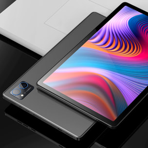 DAM Tablet 4G WiFi. SO Android 13. Pantalla 10,3'' resolución 2K. UNISOC T616, Octa-core ARM-Cortex 6GB RAM + 128GB. Doble cámara 5 + 13mpx. 24,3x0,82x16,2 Cm. Color: Negro