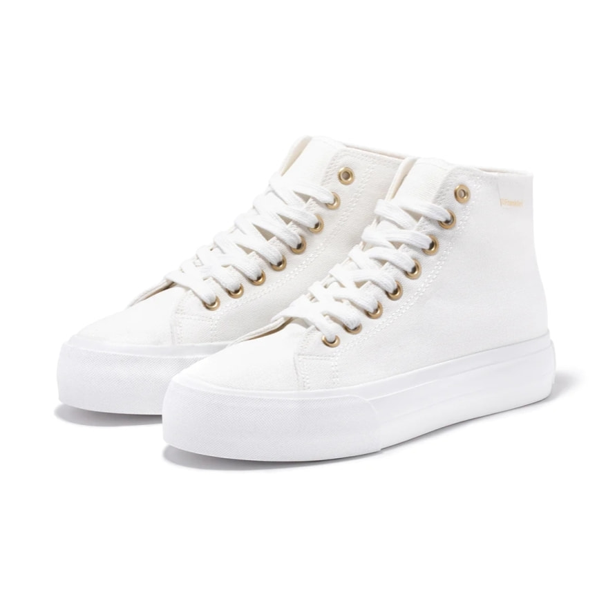 Zapatillas Altas de Mujer One Way Full en Blanco D.Franklin