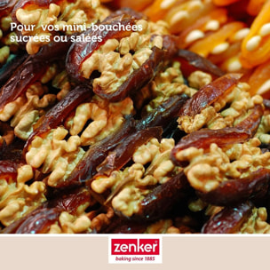 Lot de 100 barquettes alimentaires en papier 2,5 cm Zenker Smart pastry