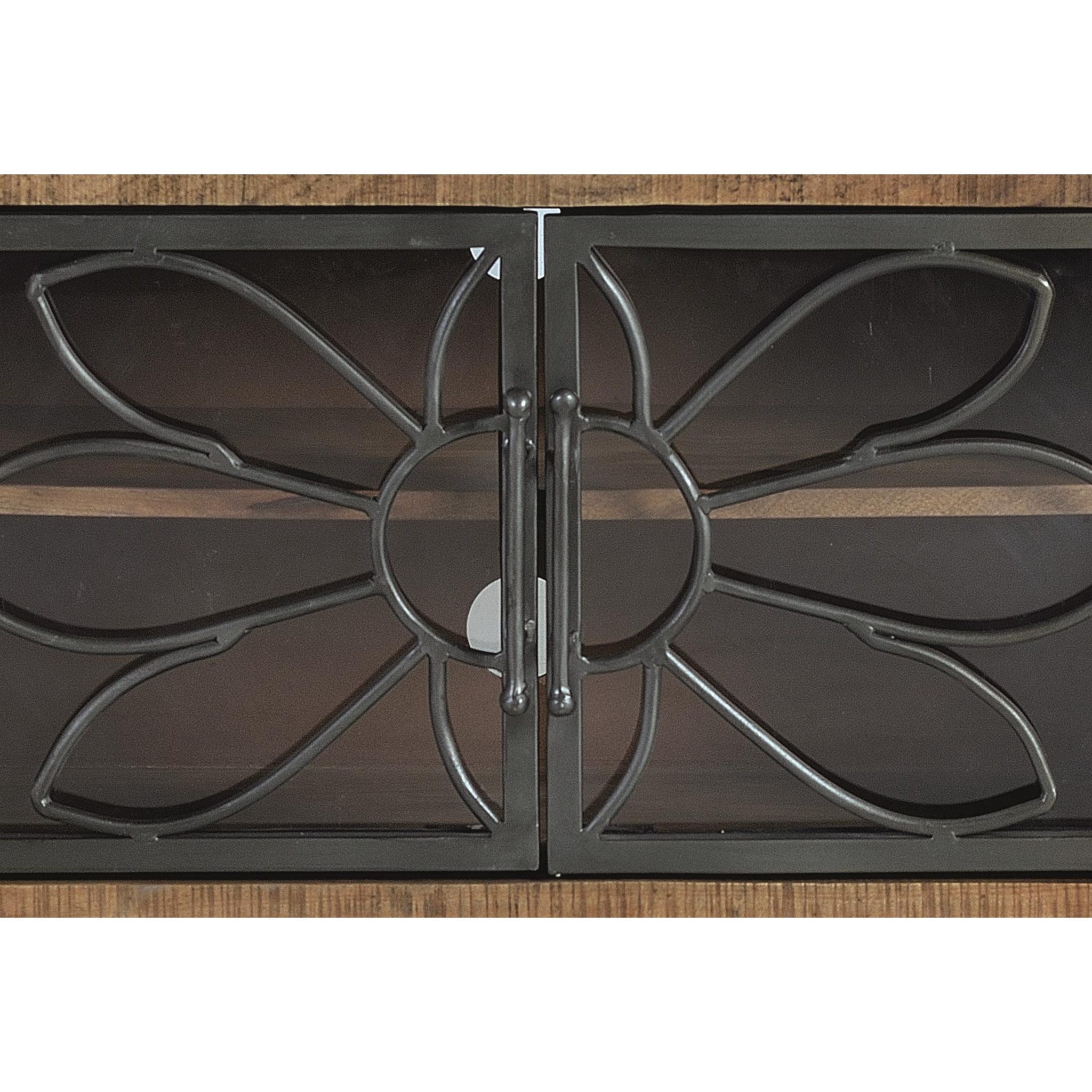 Mueble TV de Madera de Mango 170 Cm Estilo Industrial Moderno