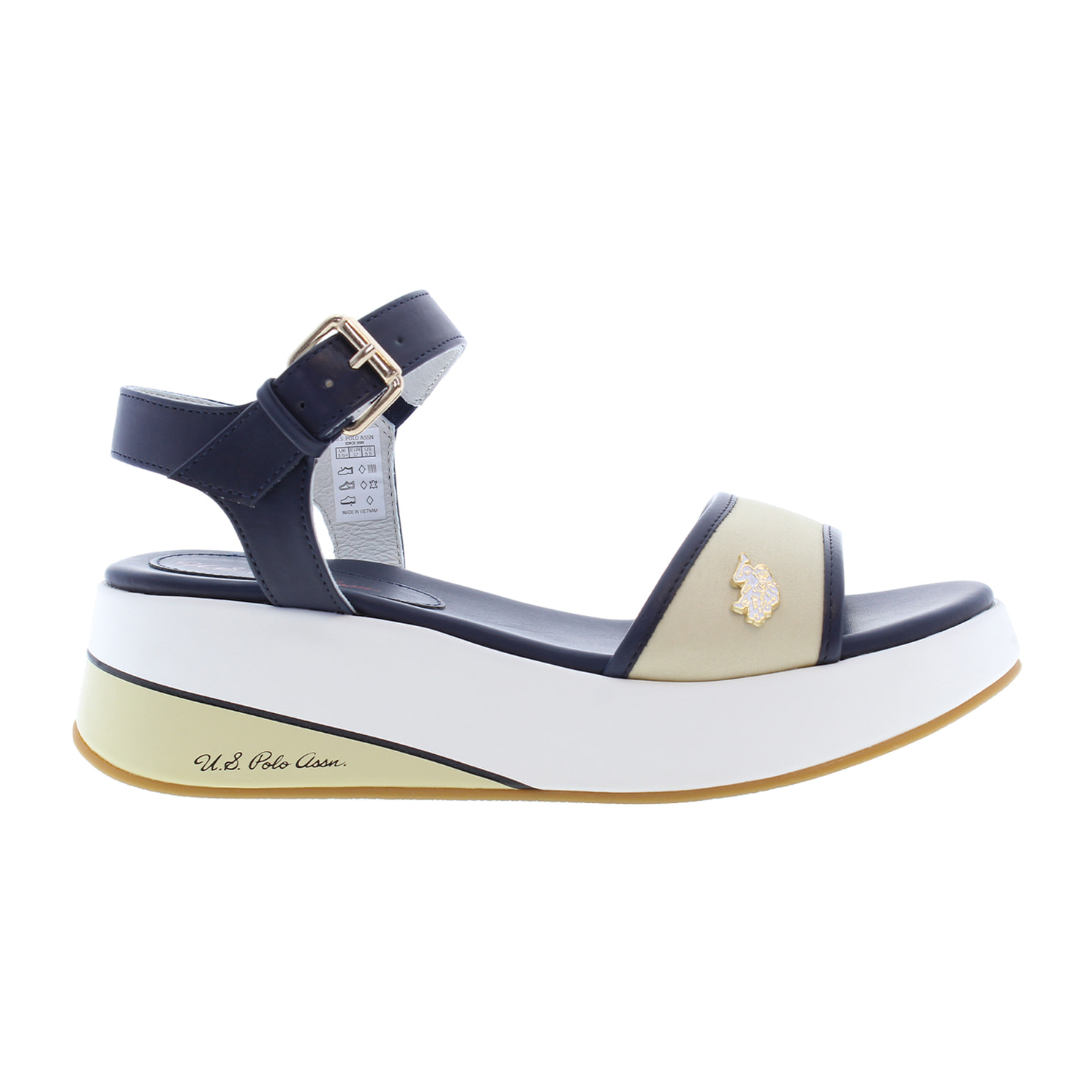 Sandali U.S. Polo Assn Mood Indigo-Creme Brulee