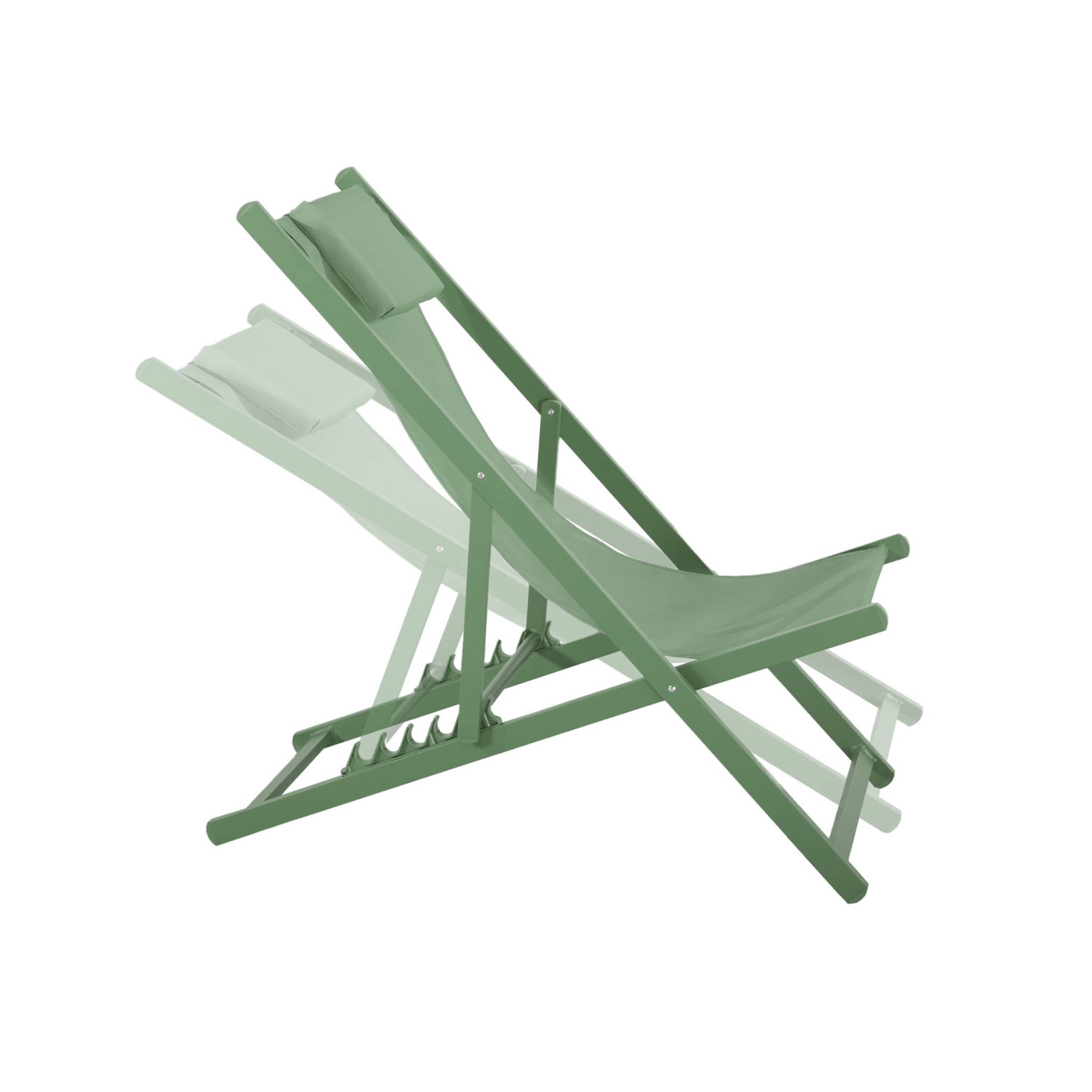 Bain de soleil aluminium multi positions (lot de 2) GAIA