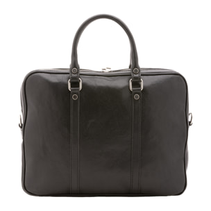 Borsa a mano  unisex In Vera pelle Made in Italy 37x31x6 cm