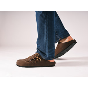 Sabot Mandèl Nubuck Testa di Moro