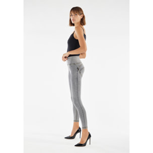 Jeggings push up WR.UP® superskinny vita alta con zip