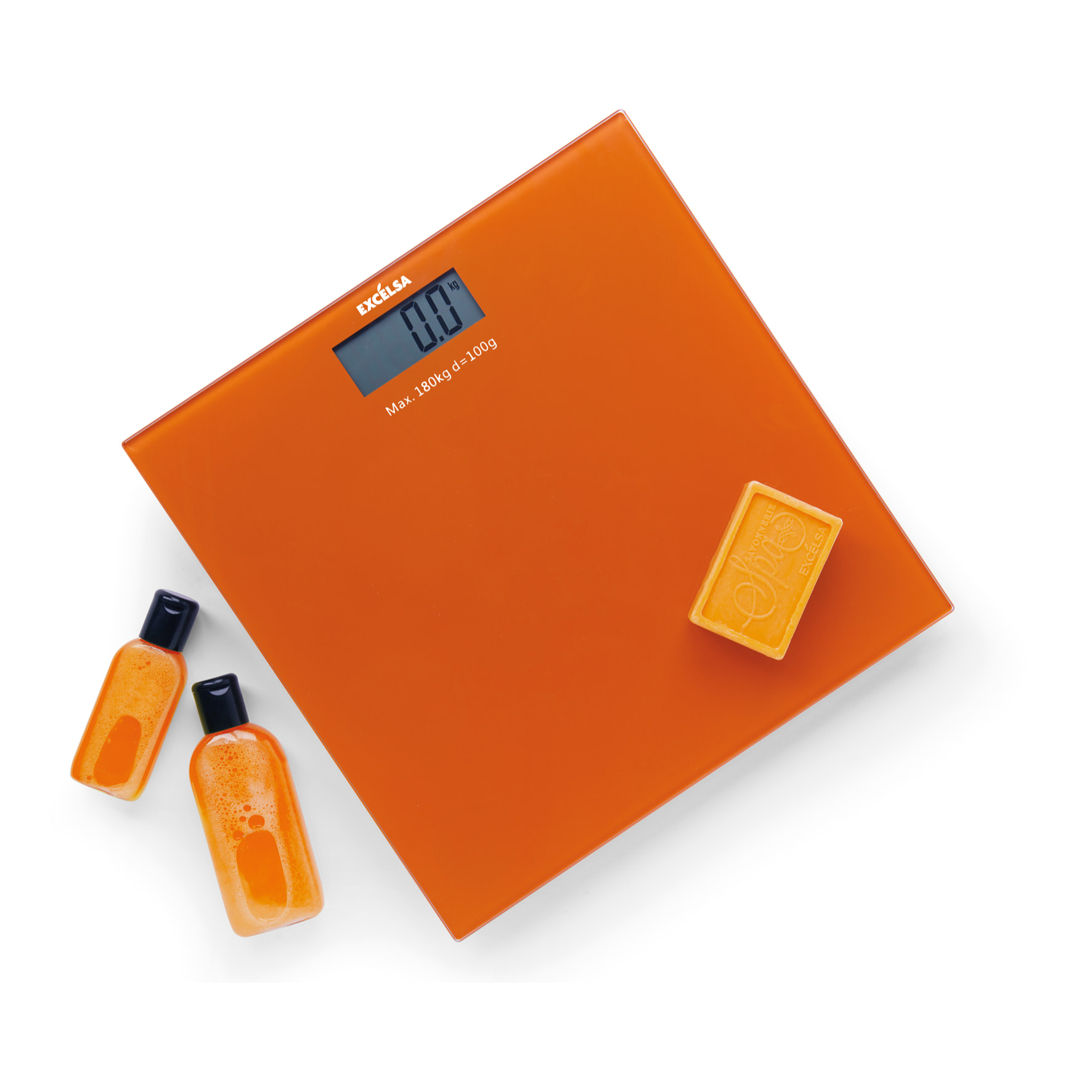Pèse-personne digital Excelsa- Spa, Verre Orange