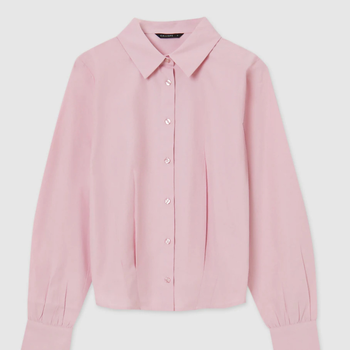 Camicia cropped con pinces
