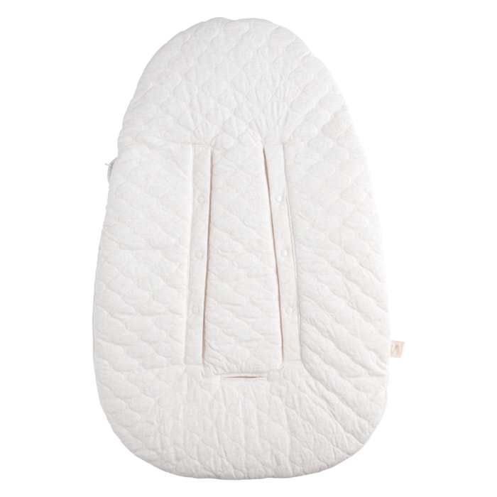 Nid d'ange bébé 5 attaches en coton matelassé
