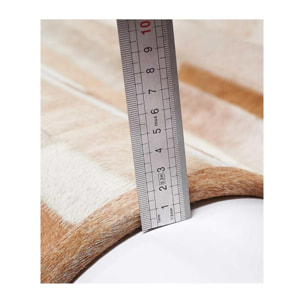 Tapis peau de vache kilim fait main JEDE