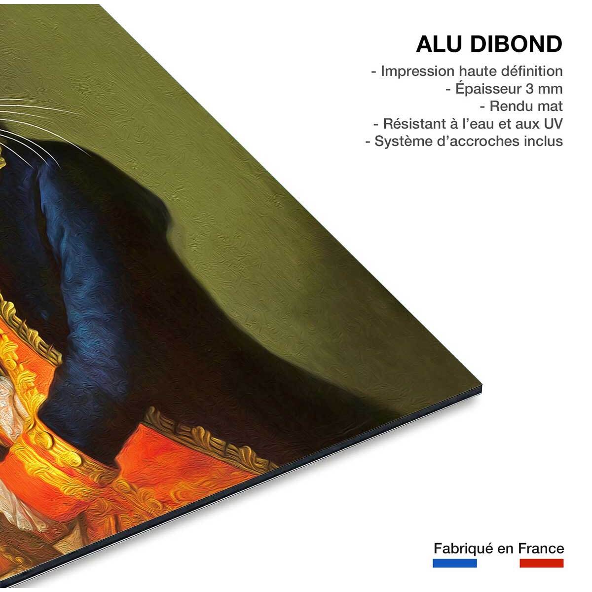 Tableau animaux abel le chat  Tableau alu Dibond