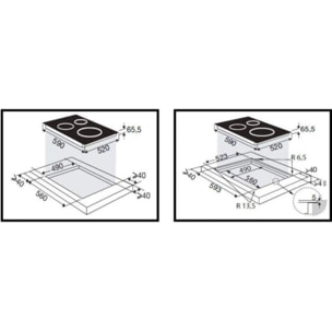 Plaque induction SAUTER SPI9362B