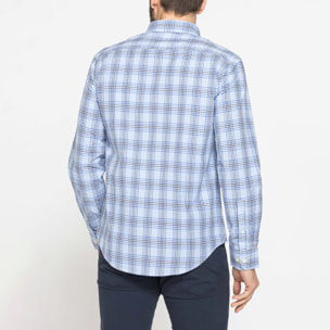 CAMICIA BUTTON-DOWN CON MANICA LUNGA E TASCHINO