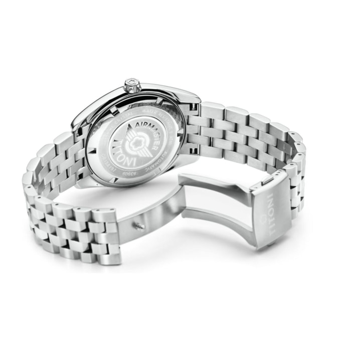Reloj Titoni 83909S-354 Hombre Analogico Automatico con Correa de Acero inoxidable