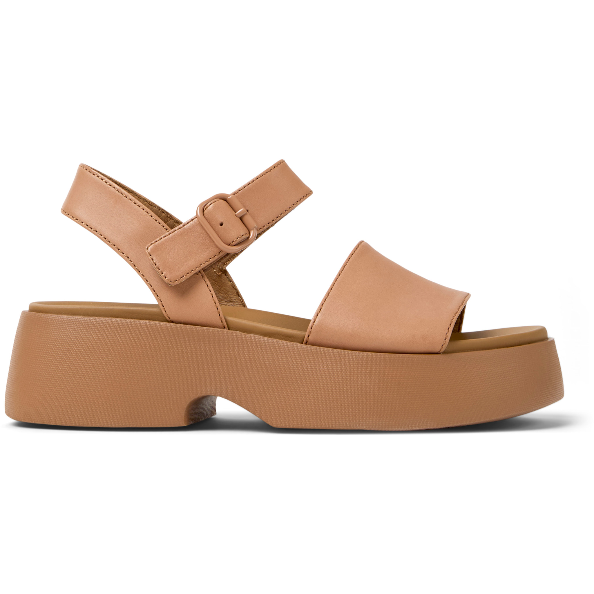 Sandalias - CAMPER Tasha - Beige - Cuero liso