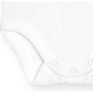 Body bebé manga corta cuello batista