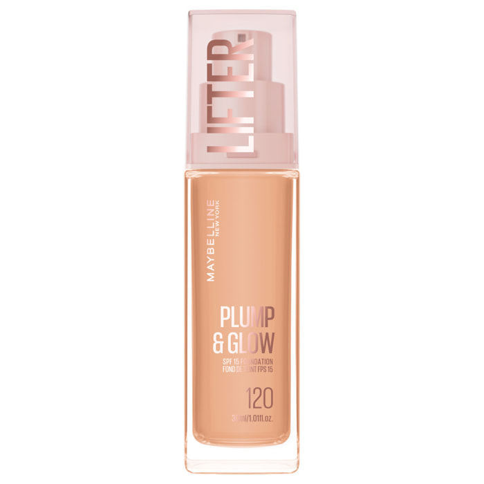 Maybelline New York Lifter Plump & Glow Foundation 120 30 ml