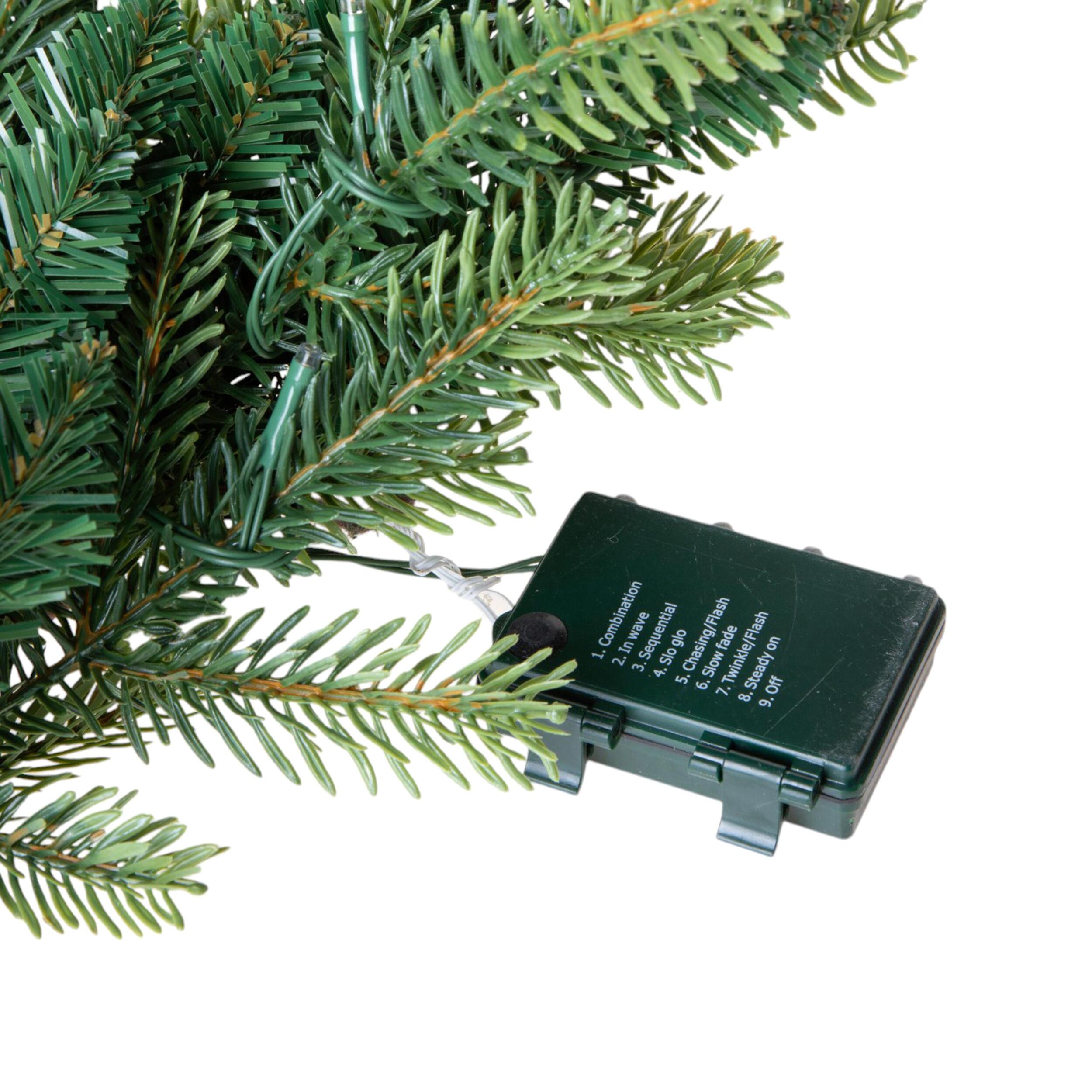 Ghirl.abete 216 tips con 150 led - Pezzi 1 - VERDE - Bianchi Dino SpA