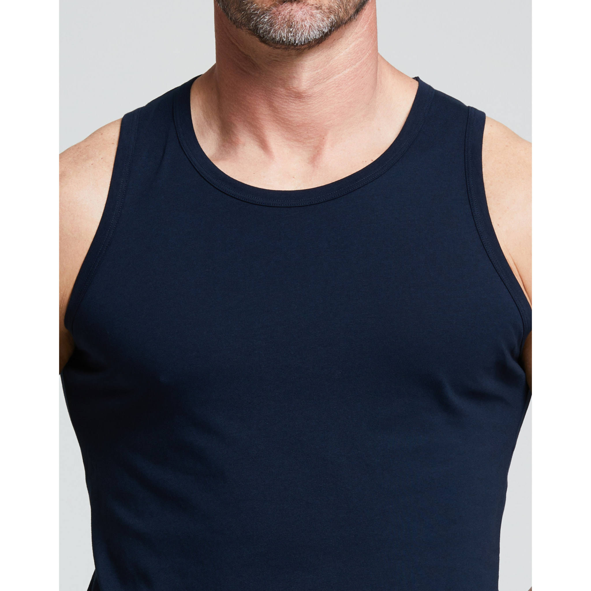 Canotta a spalla grande in cotone organico Cotton Planet vestibilità comfort