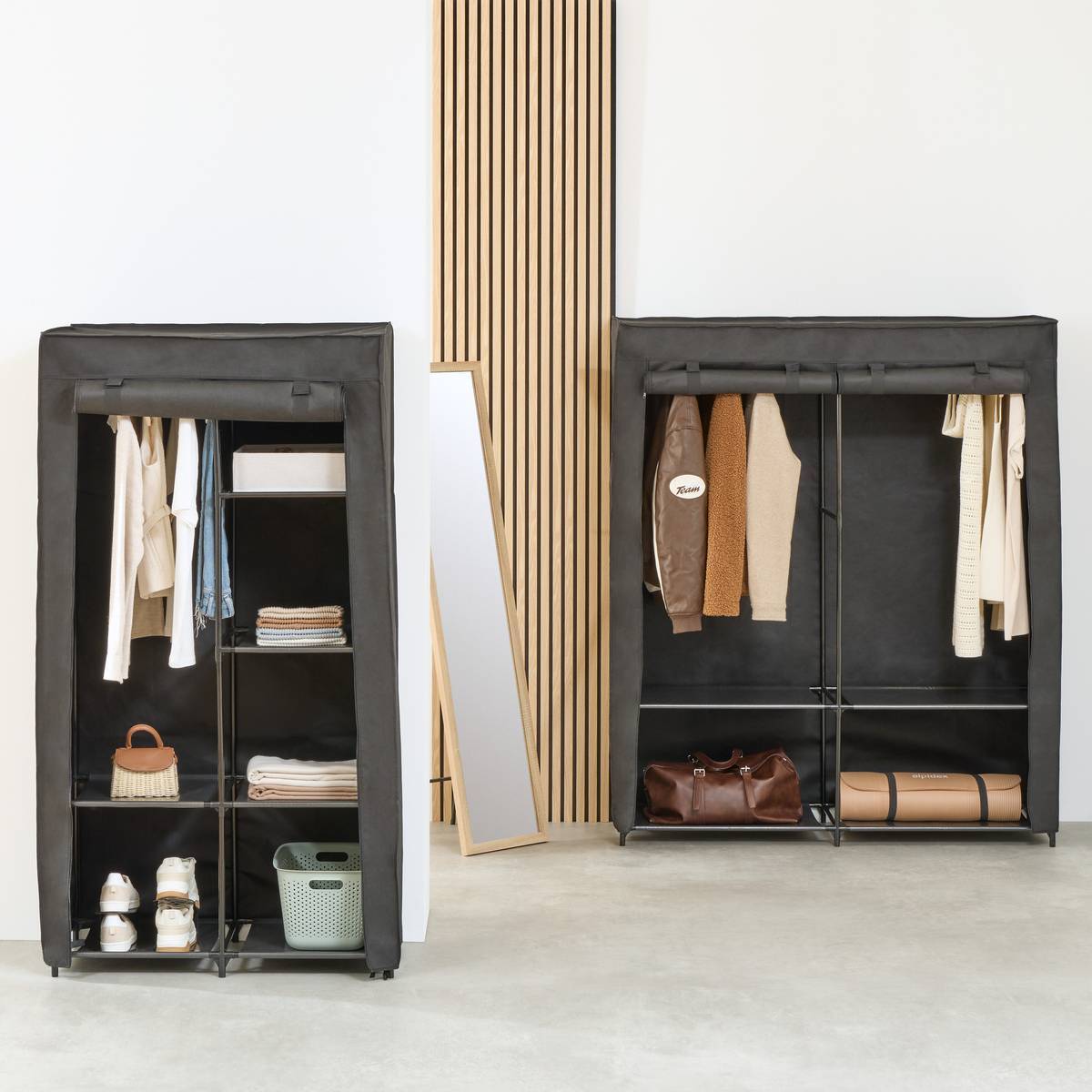 Penderie Dressy rectangulaire 140x165cm noir