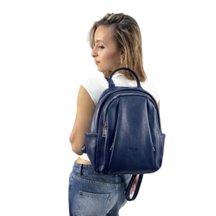 Mochila Cheval Firenze Jacob Azul Oscuro