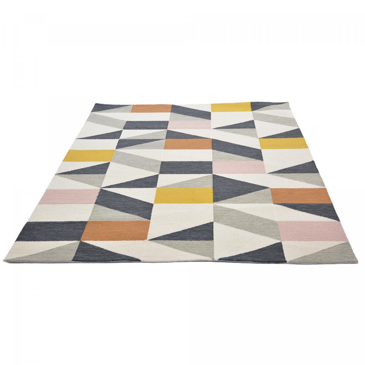Tapis extérieur tissé kilim rectangle TARU