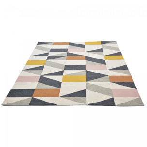 Tapis extérieur tissé kilim rectangle TARU