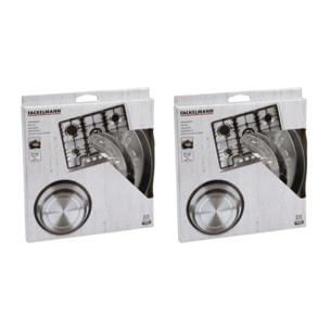 Lot de 2 set de deux caches pour plaques de cuisson Fackelmann