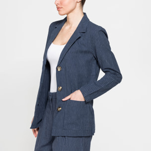 BLAZER IN LINO COTONE