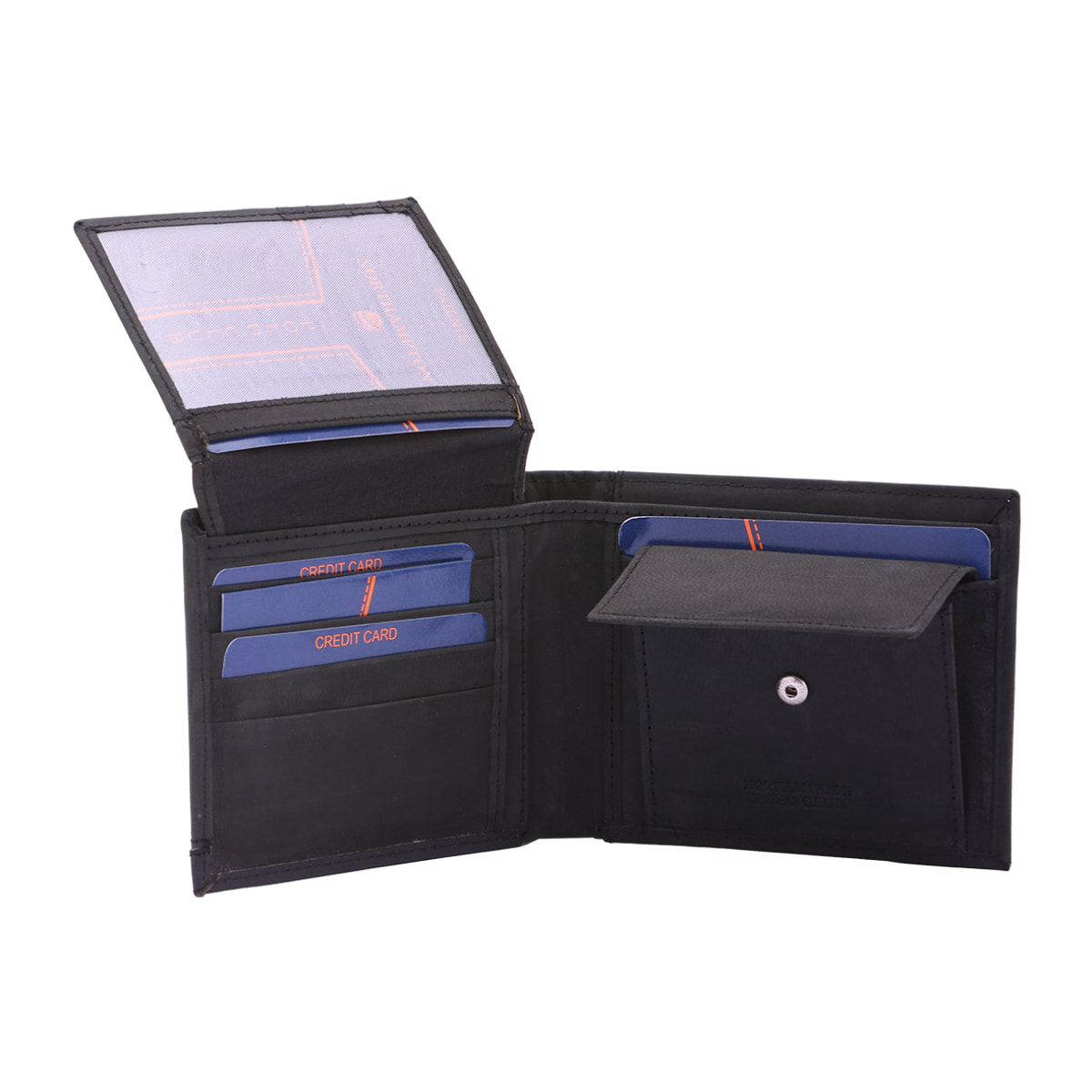 Portafoglio  da uomo In Vera pelle Made in Italy 10x12x3 cm