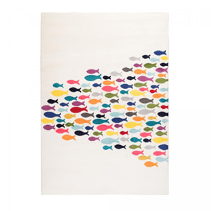 Tapis enfant Vade motif de poissons multicolores