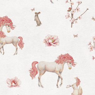 Papier peint Licornes féériques Intissé